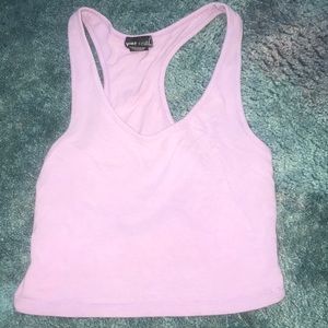 Purple crop top